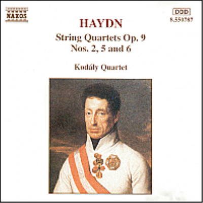 하이든 : 현악 사중주 14-16번 (Haydn : String Quartets Nos.14-16, Op.9 Nos. 2, 5 &amp; 6)(CD) - Kodaly Quartet