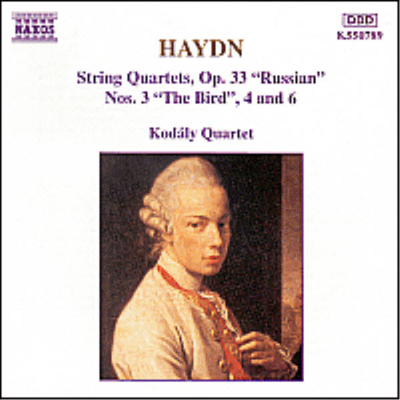 하이든 : 현악 사중주 32-24번 (Haydn : String Quartets Nos.32-24, Op.33 Nos.3, 4 & 6)(CD) - Kodaly Quartet