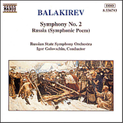 발라키레프 : 교향곡 2번, 교향시 &#39;러시아&#39; (Balakirev : Symphony No.2, Symphonic Poem &#39;Russia&#39;)(CD) - Igor Golovschin