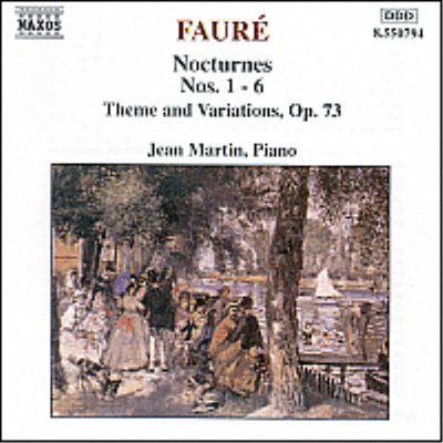 포레 : 녹턴 1-6번 (Faure : Nocturnes Nos.1-6)(CD) - Jean Martin