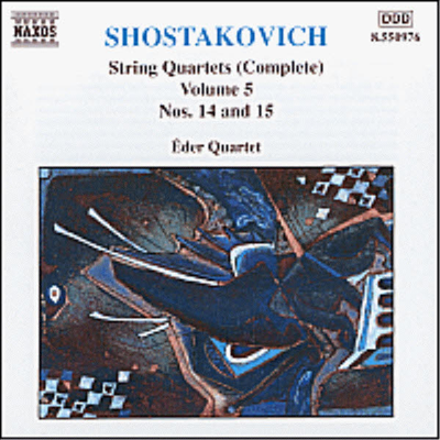 쇼스타코비치 : 현악 사중주 14, 15번 (Shostakovich : String Quartets Vol.5 - No.14 Op.142, No.15 Op.144)(CD) - Eder Quartet