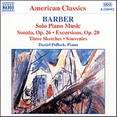 바버 : 피아노 음악 (Barber : Solo Piano Music)(CD) - Daniel Pollack