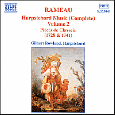 라모 : 하프시코드 음악 (Rameau : Harpsichord Music, Vol.2)(CD) - Gilbert Rowland
