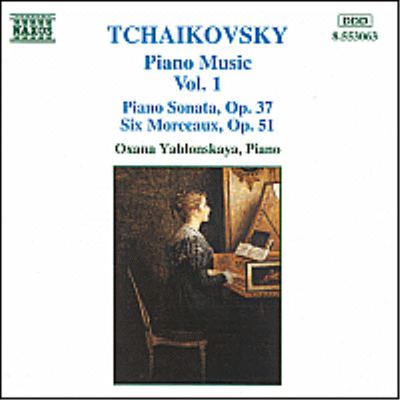 차이코프스키 : 피아노 소나타, 소곡 (Tchaikovsky : Piano Music, Vol.1 - Sonata Op.37, 6 Morceaux Op.51)(CD) - Oxana Yablonskaya