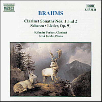 브람스 : 클라리넷 소나타 1, 2번 (Weber : Clarinet Sonata Op.120)(CD) - Kalman Berkes