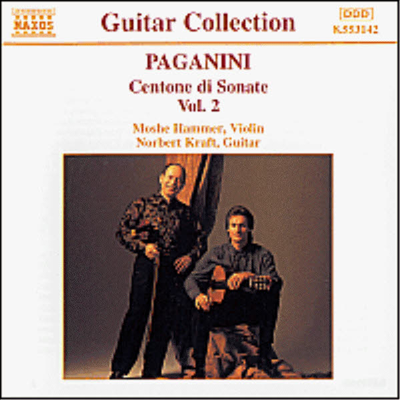 파가니니 : 바이올린과 기타 이중주 2집 (Paganini : Centone Di Sonate Vol.2)(CD) - Moshe Hammer