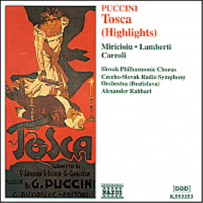 푸치니 : 토스카 - 하이라이트 (Puccini : Tosca - Highlights)(CD) - Alexander Rahbari