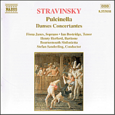 스트라빈스키 : 풀치넬라 1막, 무곡 협주곡 (Stravinsky : Pulcinella, Danses Concertantes)(CD) - Stefan Sanderling