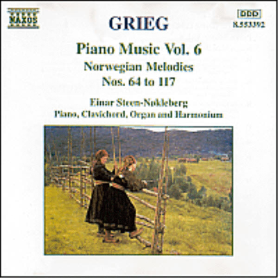 그리그 : 피아노 음악 6집 (Grieg : Piano Music Vol.6 (Norwegian Melodies Nos. 64 - 117)(CD) - Einar Steen-Nokleberg