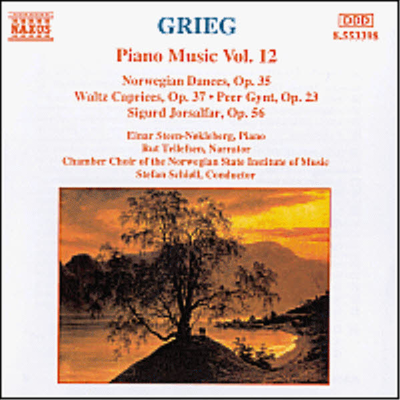 그리그 : 피아노 음악 12집 (Grieg : Piano Music Vol.12 (Norwegian Dances Op. 35, Peer Gynt Op. 23, Waltz Caprices)(CD) - Einar Steen-Nokleberg