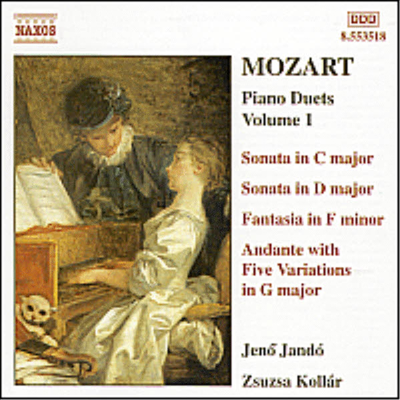 모차르트 : 네 손을 위한 피아노 작품집 (Mozart : Piano Works For Four Hands)(CD) - Jeno Jando