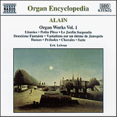 알랭 : 오르간 음악 1집 (Alain : Organ Works, Vol.1)(CD) - Eric Lebrun