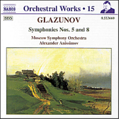 글라주노프 : 교향곡 5, 8번 (Glazunov : Symphony No.5 Op.55, No.8 Op.83)(CD) - Alexander Anissimov