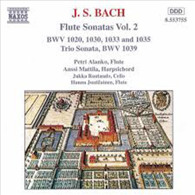 바흐 : 플루트 소나타 2집 (Bach : Flute Sonatas, Vol.2)(CD) - Petri Alanko