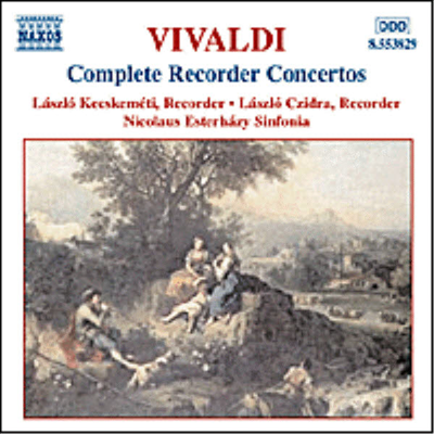 비발디 : 리코더 협주곡집 (Vivaldi : Recorder Concertos)(CD) - Laszlo Kecskemeti