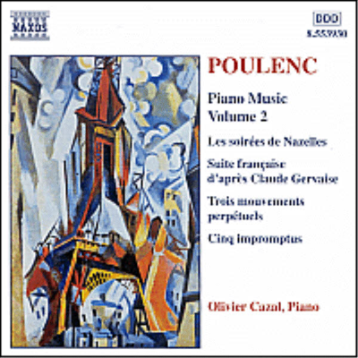 풀랑 : 피아노 음악 2집 (Poulenc : Piano Music Vol.2)(CD) - Olivier Cazal