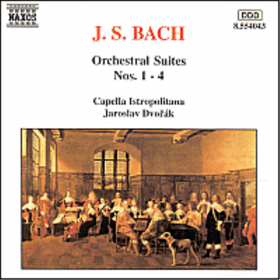 바흐 : 관현악 조곡 1-4번 (Bach : Orchestral Suites Nos.1-4 BWV1066-1069)(CD) - Jaroslav Dvorak