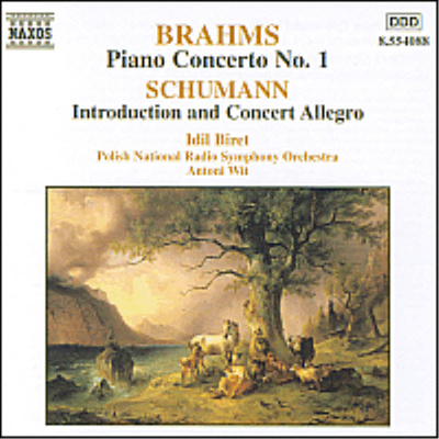 브람스 : 피아노 협주곡 1번, 슈만 : 서주와 콘서트 알레그로 (Brahms : Piano Concerto No.1 Op.15, Schumann : Introduction and Concert Allegro Op.134)(CD) - Idil Biret