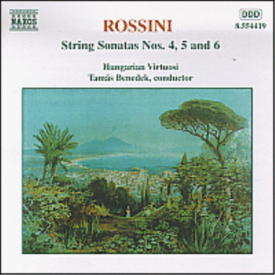 로시니 : 현악 소나타 4-6번 (Rossini : String Sonatas Nos. 4-6)(CD) - Tamas Benedek