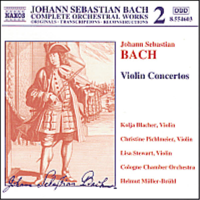 바흐 : 바이올린 협주곡 (Bach : Violin Concerto BWV1041-1043, BWV1052)(CD) - Helmut Muller-Bruhl