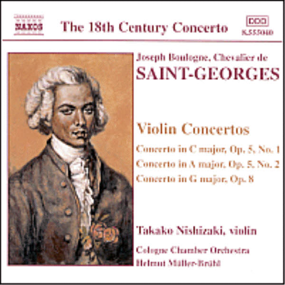생상 : 바이올린 협주곡 1집 (Saint-Georges : Violin Concertos, Vol. 1)(CD) - Takako Nishizaki