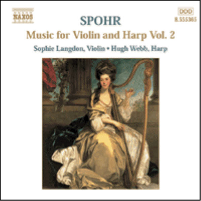 슈포어 : 바이올린과 하프를 위한 작품 2집 (Spohr : Complete Music For Violin &amp; Harp, Vol.2)(CD) - Sophie Langdon