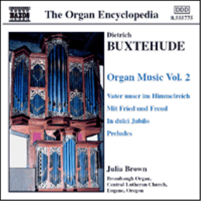 북스테후데 : 오르간 작품 2집 (Buxtehude : Organ Music, Vol.2)(CD) - Julia Brown