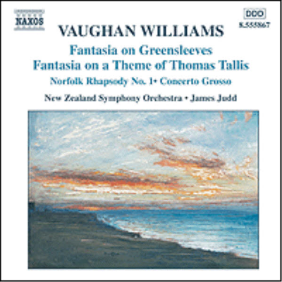 본 윌리암스 : 푸른 옷소매 환상곡, 토마스 탈리스 환상곡 (Vaughan-Williams : Fantasia on Greensleeves, Tallis Fantasia)(CD) - James Judd