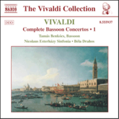 비발디 : 바순 협주곡 1집 (Vivaldi : Complete Bassoon Concertos, Vol.1)(CD) - Tamas Benkocs