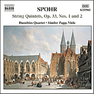 슈포어 : 현악 오중주 1, 2번 (Spohr : String Quintet No.1 Op.33-1, No.2 Op.33-2)(CD) - Danubius Quartet