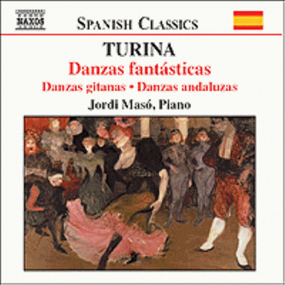 투리나 : 피아노 음악 1집 - 환상 무곡, 3개의 안달루시아 무곡, 집시 댄스, 스페인 춤곡 (Turina : Piano Music, Vol.1 - Danzas Fantasticas)(CD) - Jordi Maso