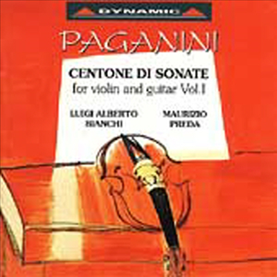 파가니니: 바이올린과 기타를 위한 소나타 1집 (센톤 소나타) (Paganini: Sonatas for Violin &amp; Guitar, Vol. 1 (Centone di Sonate)(CD) - Luigi Alberto Bianchi