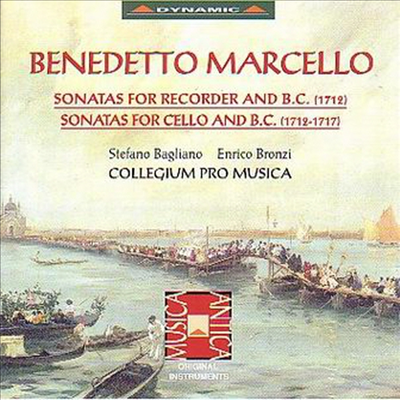 마르첼로 : 첼로 소나타, 리코더 소나타 (Marcello : Cello Sonatas, Recorder Sonatas)(CD) - Collegium Pro Musica