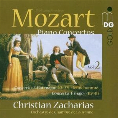 모차르트 : 피아노 협주곡 9번, 11번 (Mozart : Piano Concerto No.9 K.271, No.11 K.413)(CD) - Christian Zacharias