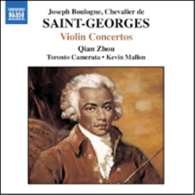 생-조르주 : 바이올린 협주곡 2집 - 1, 2, 10번 (Saint-Georges : Violin Concertos, Vol. 2 - Nos.1, 2, 10)(CD) - Zhou Qian
