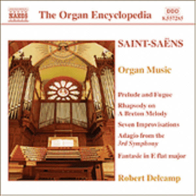 생상 : 오르간 작품집 (Saint-Saens : Organ Music)(CD) - Robert Delcamp