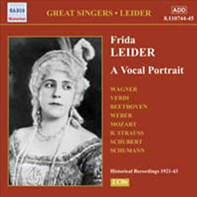 프리다 리더 - 성악의 초상 (Frida Leider - A Vocal Portrait, 1921-1943) - Frida Leider