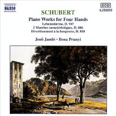 슈베르트: 네 손을 위한 피아노 작품집 (Schubert: Piano Works for Four Hands)(CD) - Jeno Jando