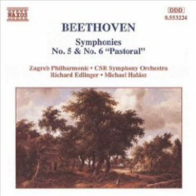 베토벤: 교향곡 5, 6번 &#39;전원&#39; (Beethoven: Symphonies Nos.5 &amp; 6 &#39;Pastrole&#39;)(CD) - Michael Halasz