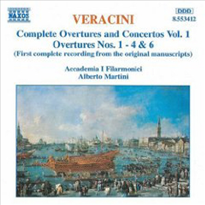 베라치니: 서곡 1-4, 6번 (Veracini: Overtures Nos. 1,2,3,4, & 6)(CD) - Alberto Martini