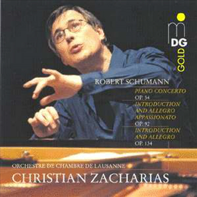 슈만 : 피아노 협주곡 (Schumann : Piano Concerto Op.54, Concert-Allegro with Introduction Op.134, Introduction and Allegro appassionato Op.92)(CD) - Christian Zacharias