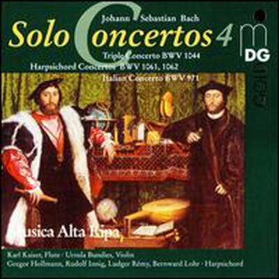 바흐: 독주 협주곡, 4집 (Bach: Solo Concertos Vol.4)(CD) - Musica Alta Ripa