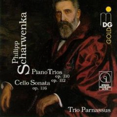 샤렌카: 피아노 삼중주, 첼로 소나타 (Scharwenka: Piano Trios, Cello Sonata)(CD) - Trio Parnassus