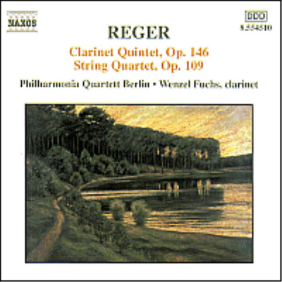 레거 : 클라리넷 오중주, 현악 사중주 (Reger : Clarinet Quintet Op.146, String Quartet Op.109)(CD) - Berlin Philharmonic Quartet