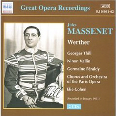 마스네: 베르테르 (Massenet: Werther) (2CD) - Georges Thill