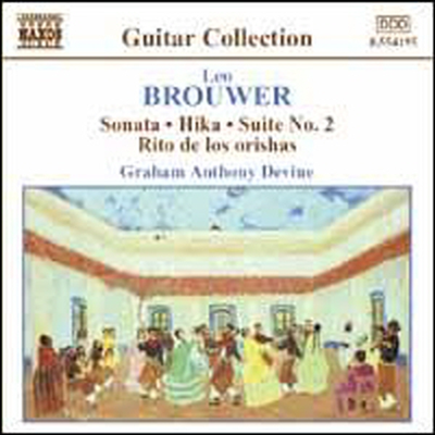 브라우어: 기타 작품집 (Brouwer: Sonata; Hika; Suite No.2)(CD) - Graham Anthony Devine