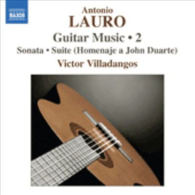 라우로: 기타작품 2집 - 기타 소나타 외 (Layro: Guitar Music, Vol. 2 - Sonata, 4 Estudios, Suite)(CD) - Victor Villadangos