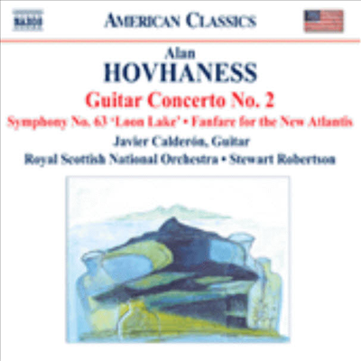 호바네스 : 기타 협주곡 2번 & 교향곡 63번 '아비새 호수' (Hovhaness : Guitar Concerto No.2)(CD) - Javier Calderon