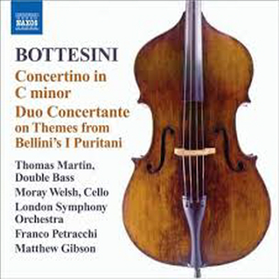 보테시니 : 더블베이스 협주곡, 엘레지 1번 &amp; 알리바바 서곡 (Bottesini : Double Bass Concertino In C Minor)(CD) - Giovanni Veneri