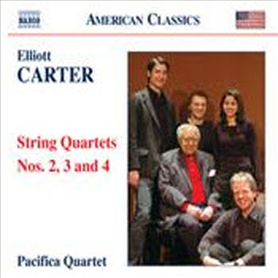 카터 : 현악 사중주 2-4번 (Elliott Carter : String Quartet No.2-4)(CD) - Pacifica Quartet